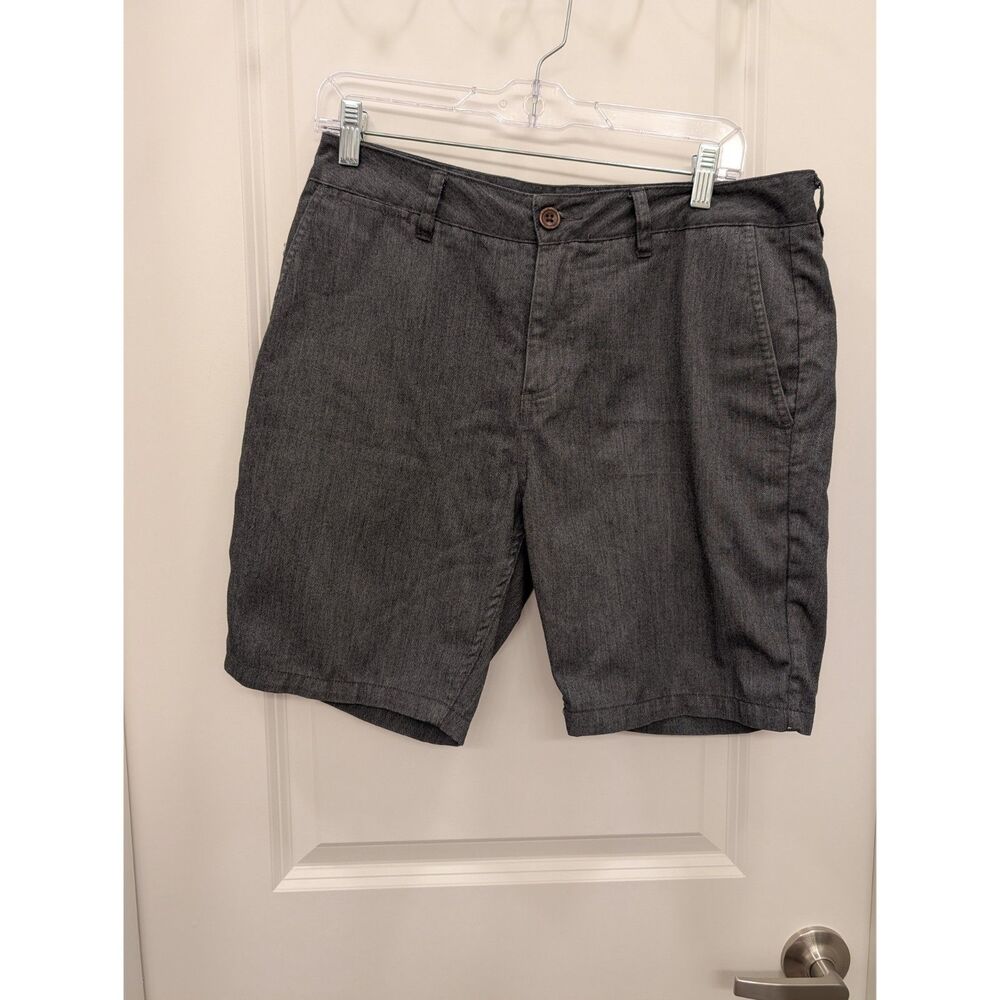 Katin Gray Melange Heathered Chino Walk Shorts Men's Size 31